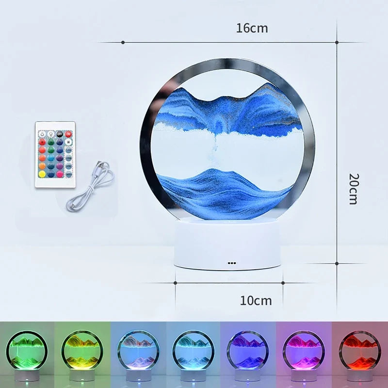 Rynx | Sandscape Lamp 3D Moving Sand Art