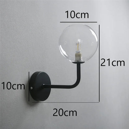 Rynx | NordicLuxe - Glass wall lamp - Modern LED lamp for bedroom and living room