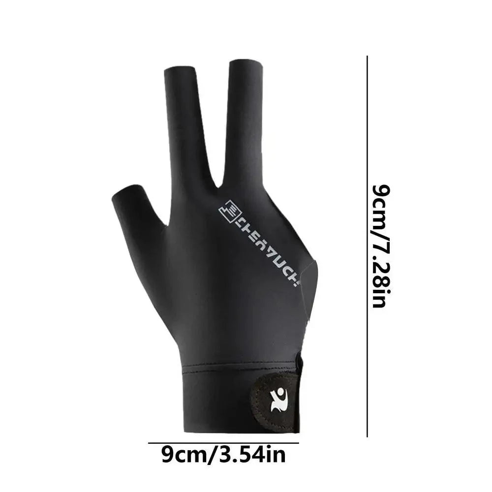 Rynx | Left-Handed Billiard Glove - Three-Finger Design for Outstanding Performance