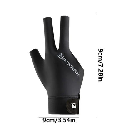 Rynx | Left-Handed Billiard Glove - Three-Finger Design for Outstanding Performance