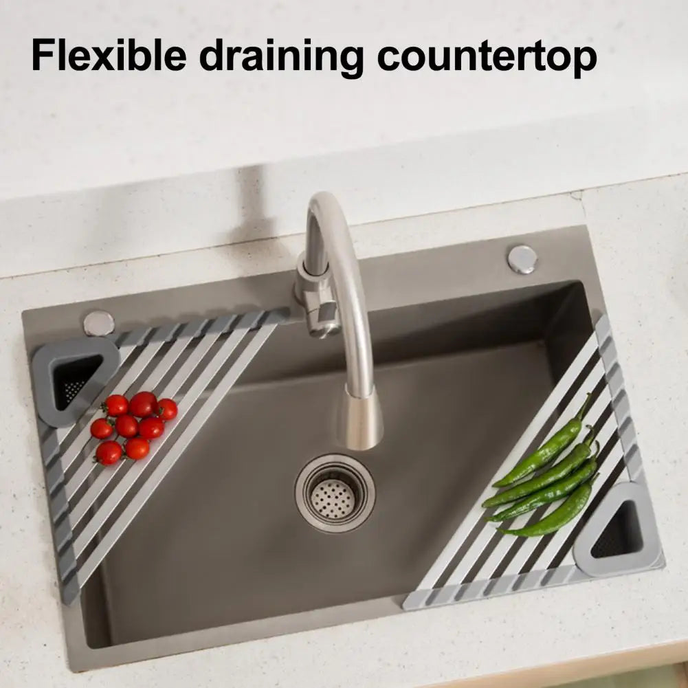 Rynx | Triangle Slip-Resistant Sink Corner Storage Shelf Rack