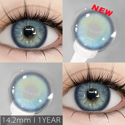 Rynx | New natural colors contact lenses for the eyes 2pcs./1pair colored beautiful pupil color lenses yearly brown eyes contact