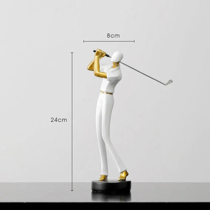 Rynx | TeeStance - Elegant Golf Pose Sculpture