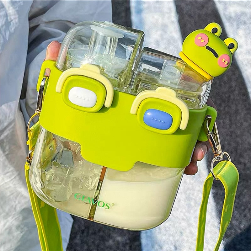 Rynx | Double-Bin Drink More Kids Water Bottle