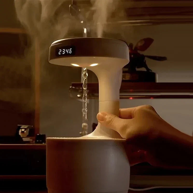 Rynx | Anti-Gravity Water Droplet Air Humidifier Night Lamp