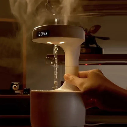 Rynx | Anti-Gravity Water Droplet Air Humidifier Night Lamp