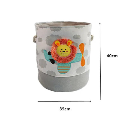 Rynx | Stylish collapsible storage basket made of canvas for children