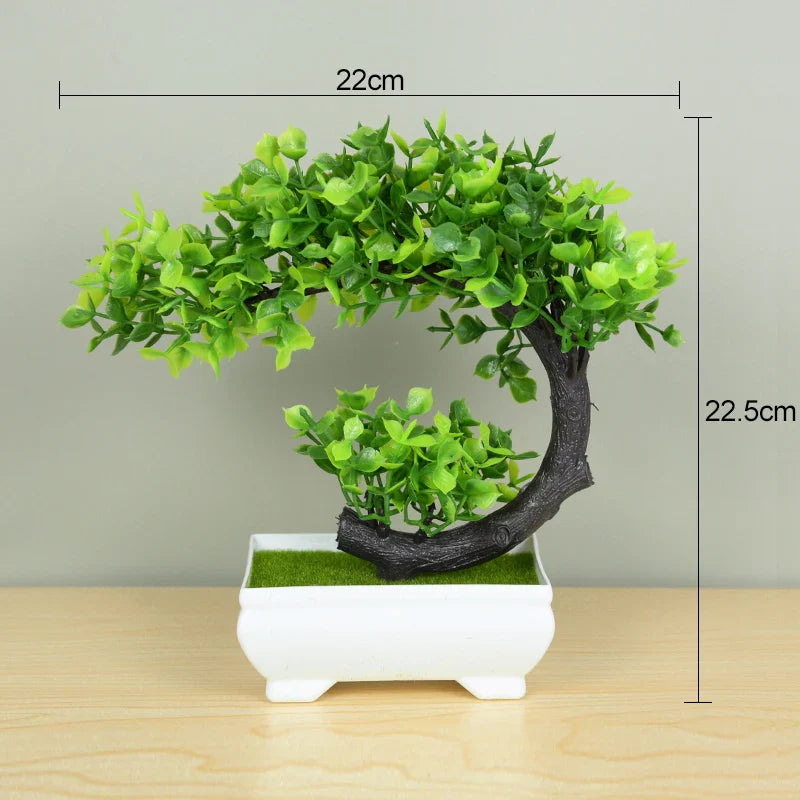 Rynx Artificial Plants Bonsai Small Tree Pot Fake Plant Flowers Potted Plants Ornaments For Home Room Table Decoration Hotel Garden Decor
