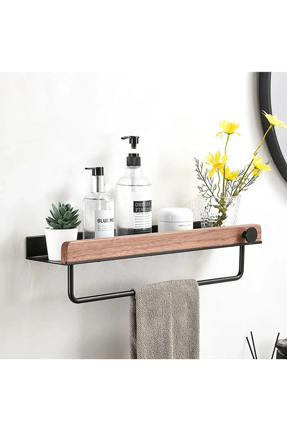Rynx | Wood Accent Wall Shelf