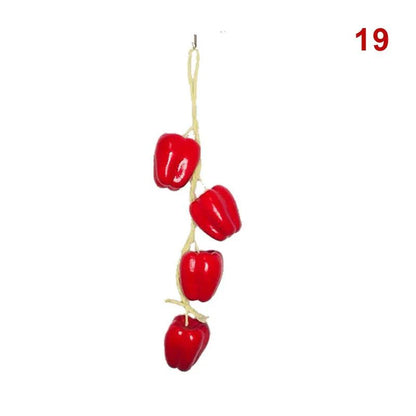 Rynx | Realistic Hanging Foam Fruit and Seafood Decoration for Home and Event Enhancement