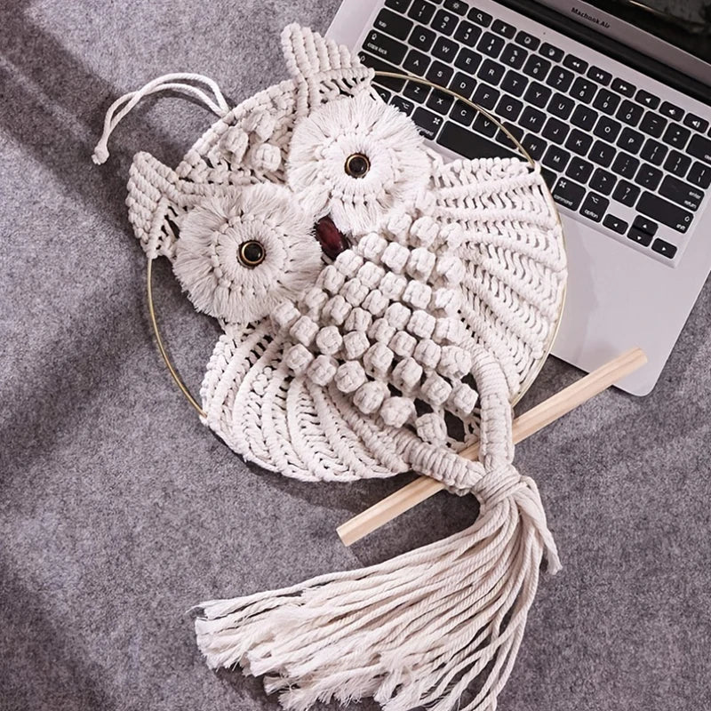 Rynx | Macramé Owl Wall Hanging