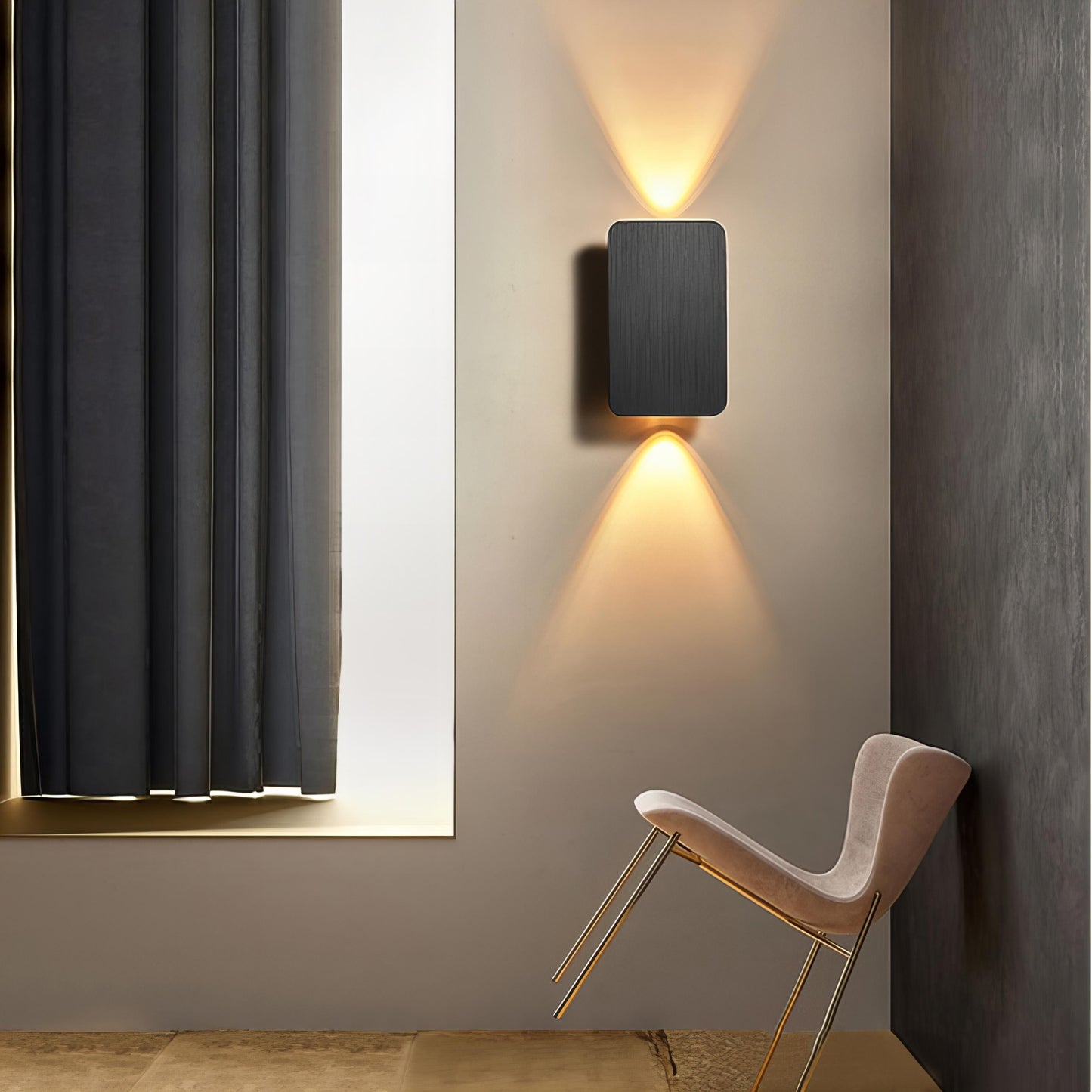 RYNX | Modern Rectangular Outdoor Wall Lamp | Waterproof For Outdoor Use
