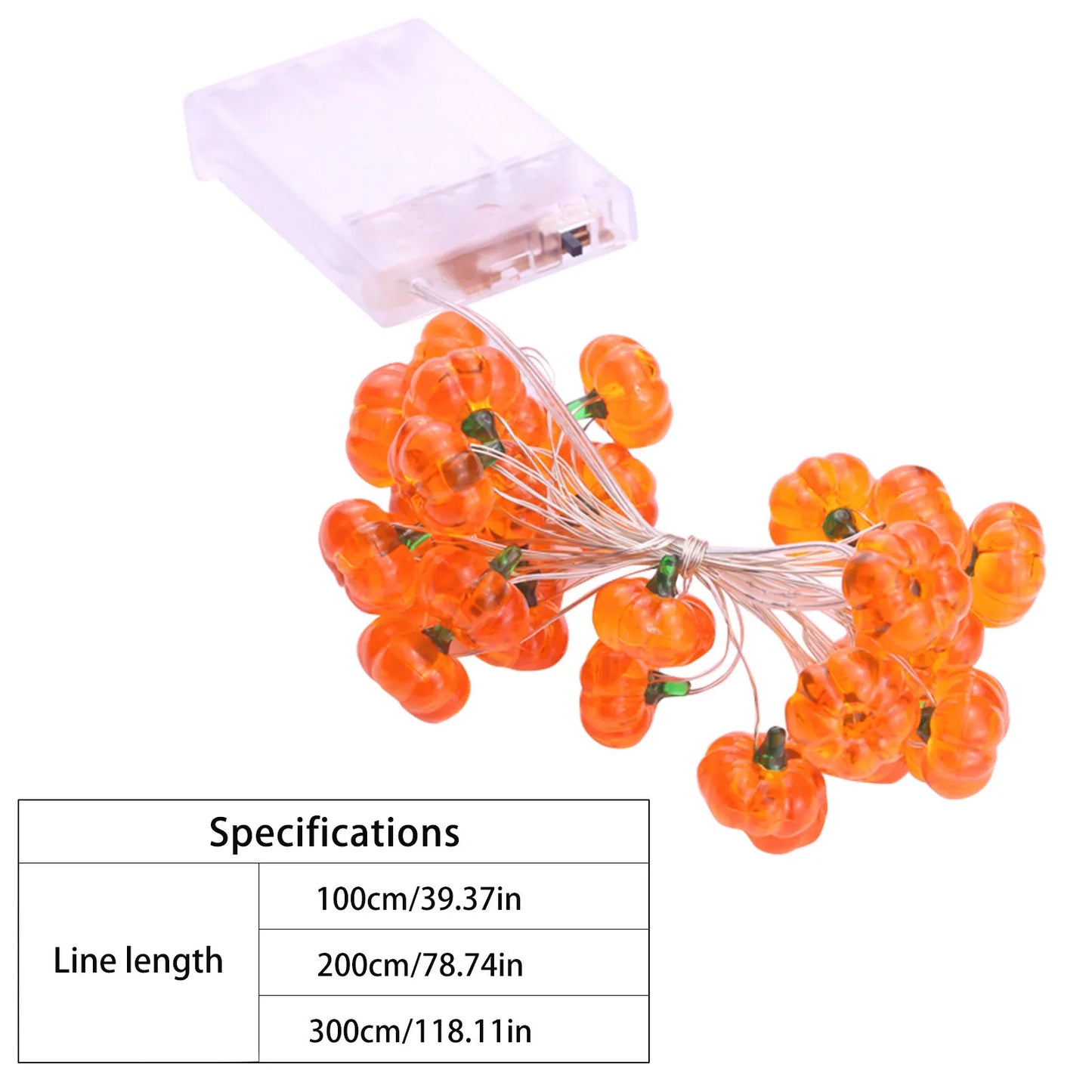 Rynx | Pumpkin Horror Eyes LED String Lights Portable USB 20 40 LEDs Halloween Party Decoration For Home Bar Atmosphere Decor