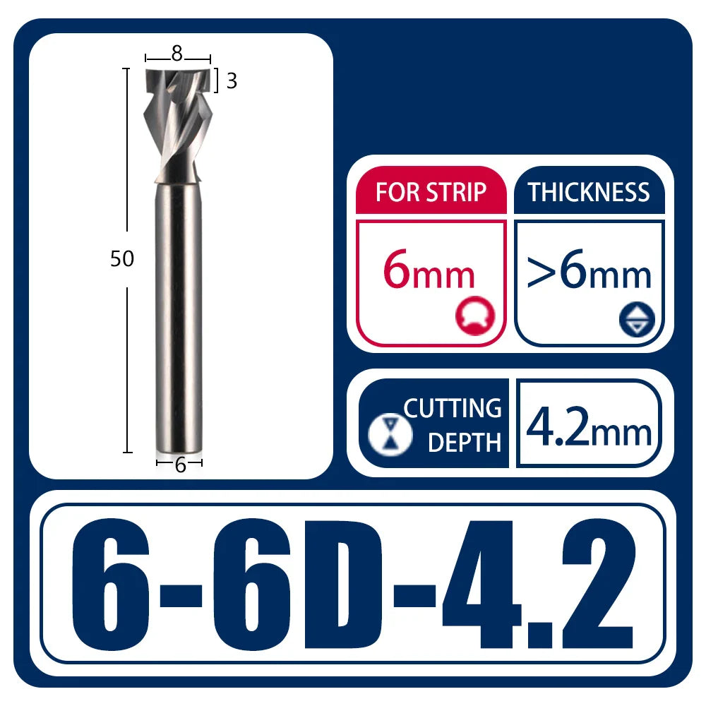 Rynx | 1pcs Neon Light Stripe Milling Cutter - Flexible Silicone LED Slotting Tool for Polystyrene Foam, Acrylic Engraving