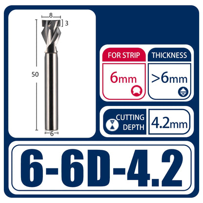 Rynx | 1pcs Neon Light Stripe Milling Cutter - Flexible Silicone LED Slotting Tool for Polystyrene Foam, Acrylic Engraving