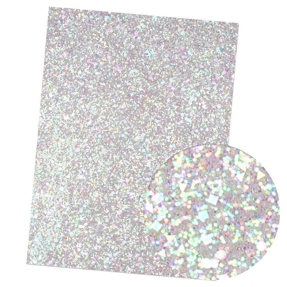 Rynx | Iridescent Rainbow Glitter Vinyl Craft Roll - Creative Gloss Set