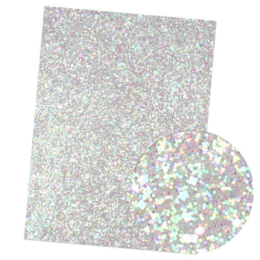 Rynx | Iridescent Rainbow Glitter Vinyl Craft Roll - Creative Gloss Set