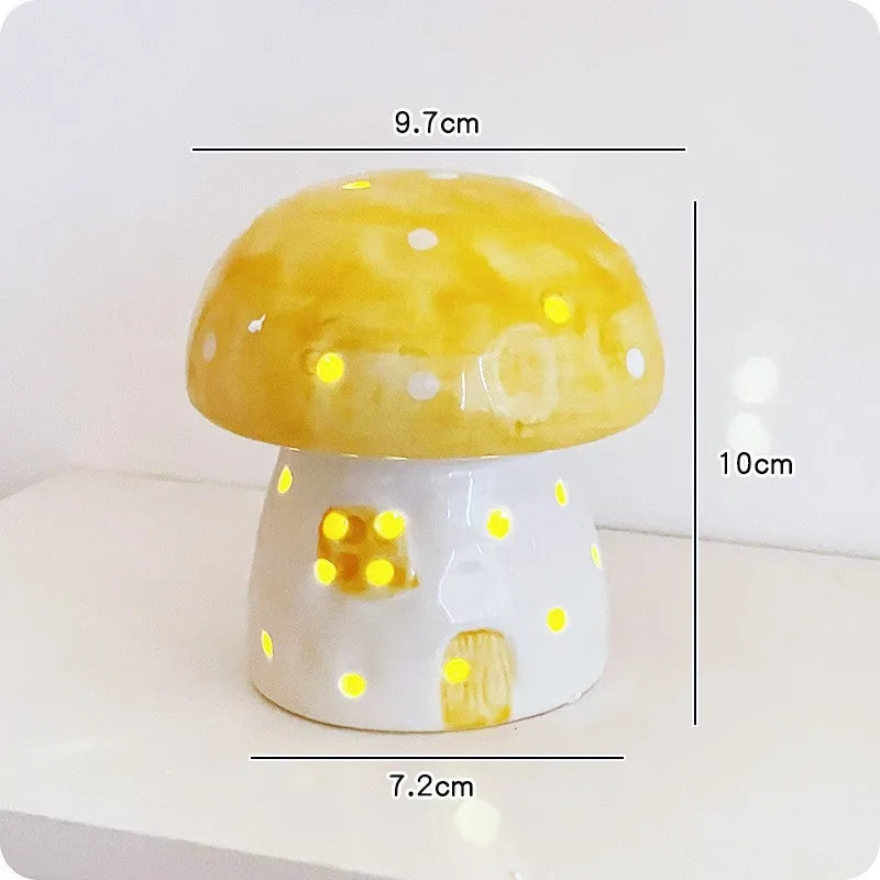 Rynx | Dreamy Mushroom Shape Ceramic Bedside Lamp