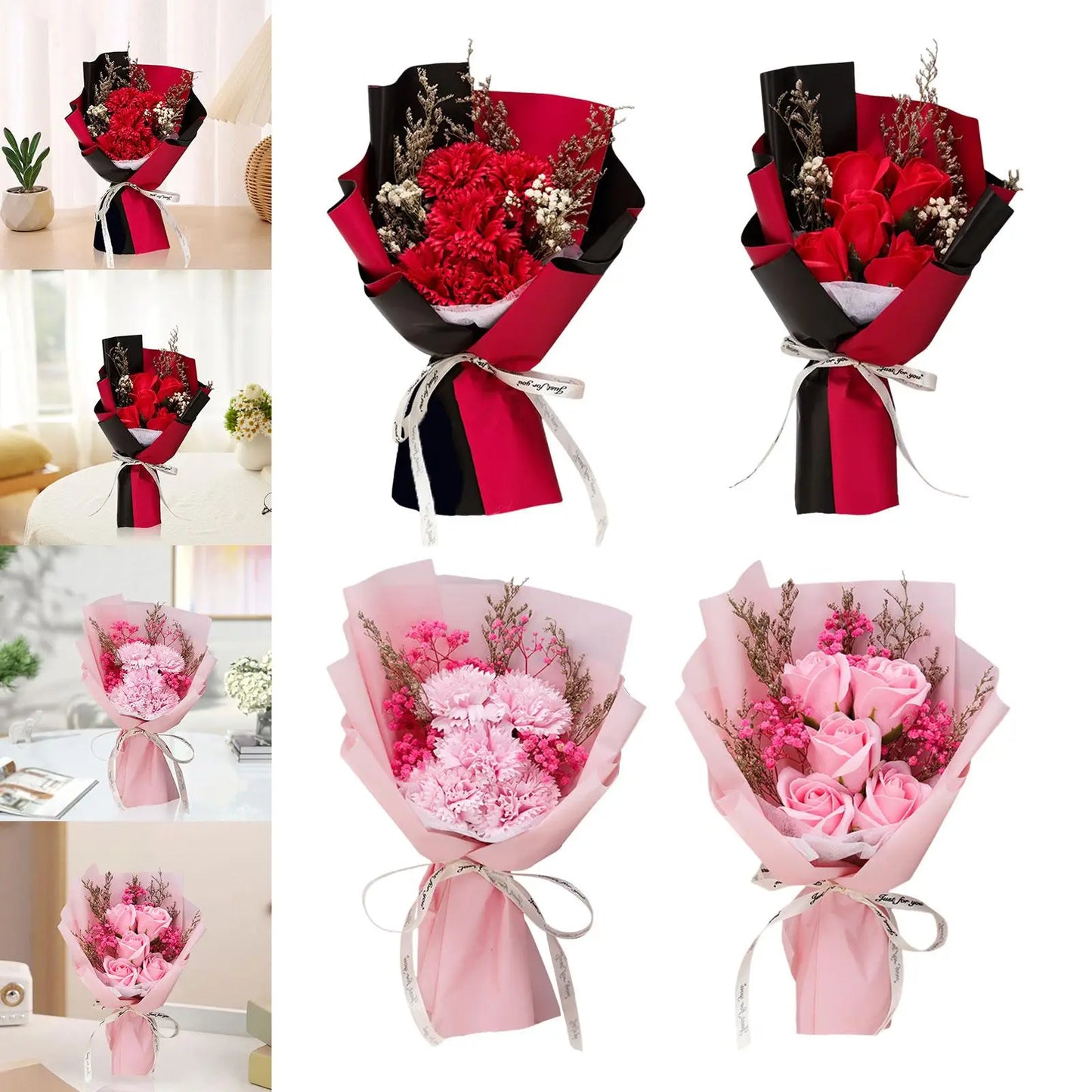 Rynx | Flower bouquet with fragrant soap