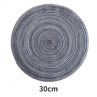 RYNX | 6-piece set anti-slip round placemats
