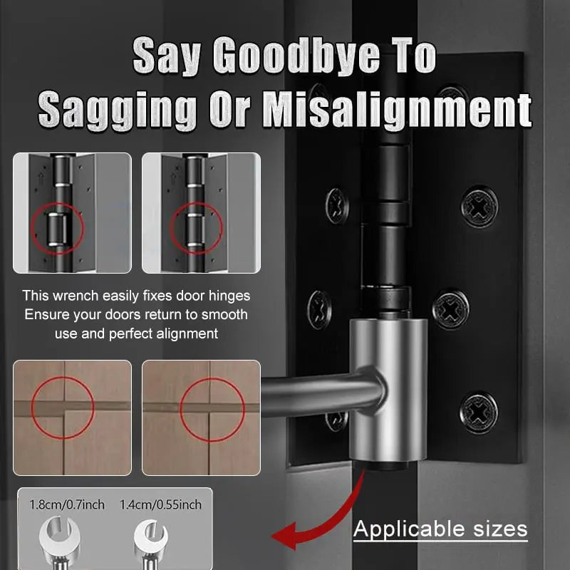 Rynx | Hinge Gap Adjustment Tool – Corrects door hinges in apartments, clinics, schools & more