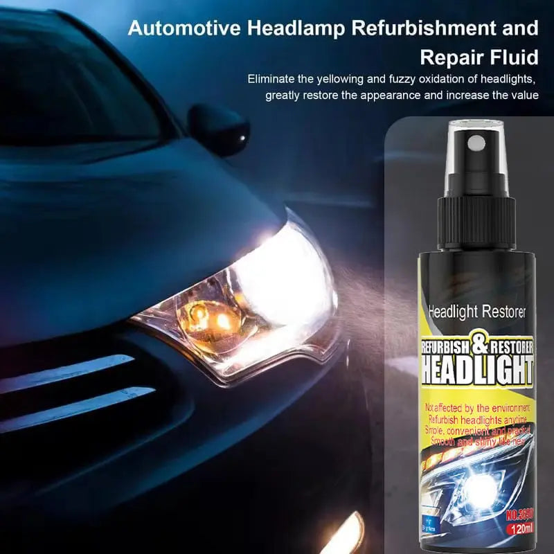 Rynx | Headlight Restoration Spray – Solution for dull, yellowed, or cloudy car headlights