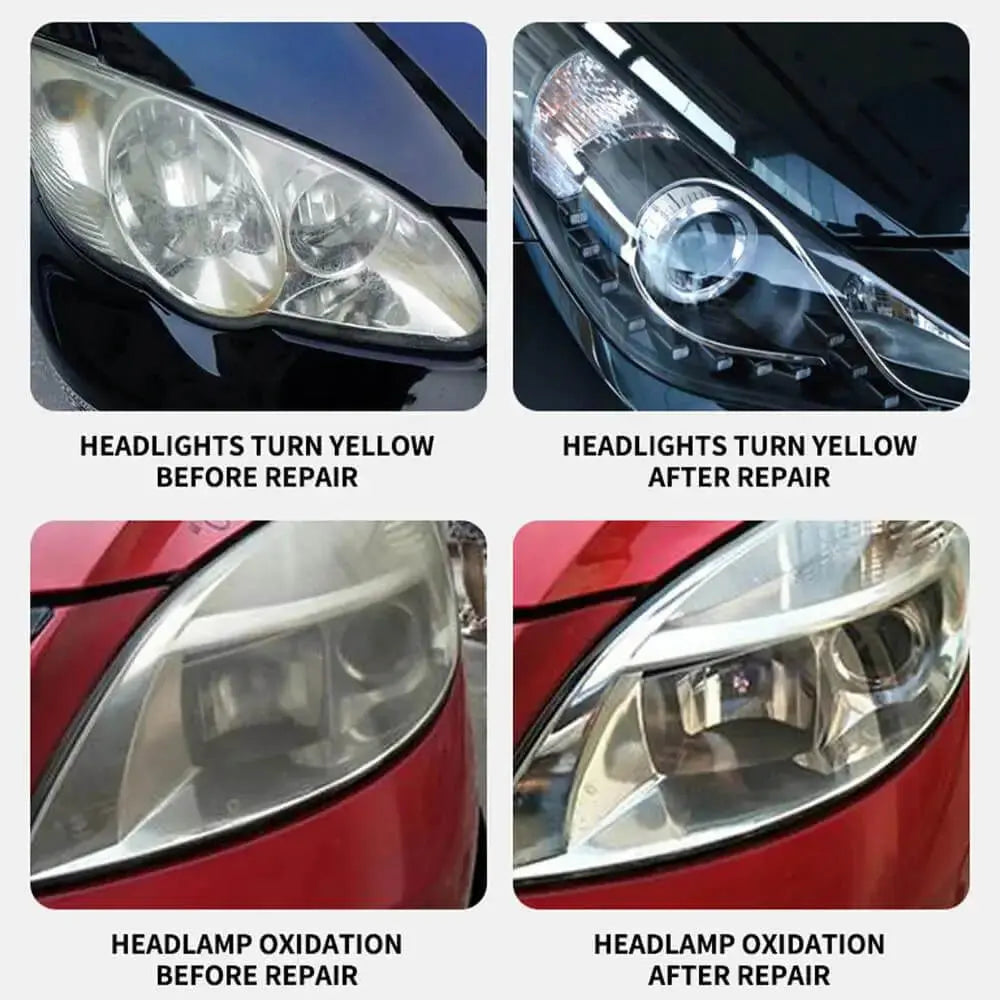Rynx | Headlight Restoration Spray – Solution for dull, yellowed, or cloudy car headlights