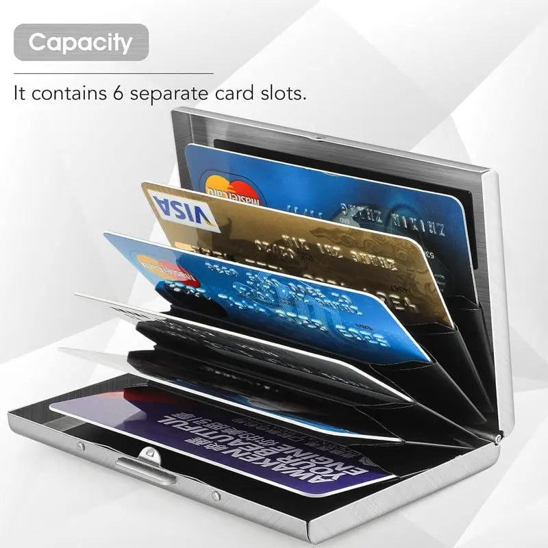 Rynx | Slim RFID-blocking stainless steel wallet for cards