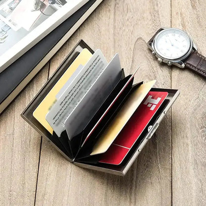 Rynx | Slim RFID-blocking stainless steel wallet for cards