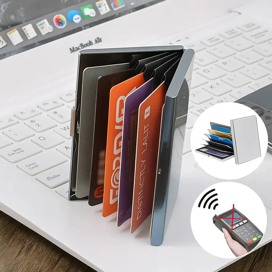 Rynx | Slim RFID-blocking stainless steel wallet for cards
