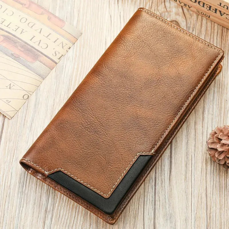 Rynx | Slim Vintage Wallet – Durable Synthetic Leather, cleverly organized
