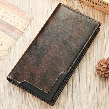 Rynx | Slim Vintage Wallet – Durable Synthetic Leather, cleverly organized