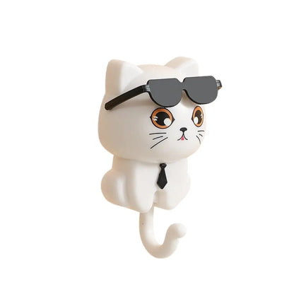 Rynx | Key hook cat with sunglasses – Stylish for hallway & kitchen