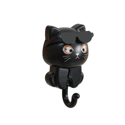 Rynx | Key hook cat with sunglasses – Stylish for hallway & kitchen