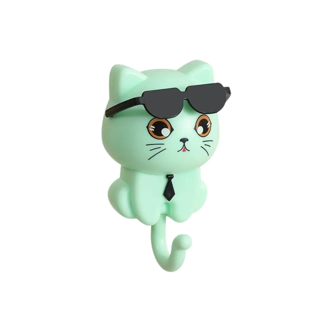 Rynx | Key hook cat with sunglasses – Stylish for hallway & kitchen