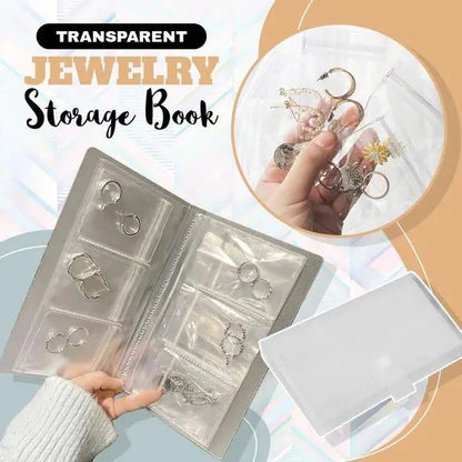 Rynx | Jewelry Storage Book – Transparent Travel Case with PRedection System