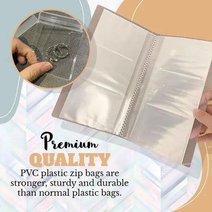 Rynx | Jewelry Storage Book – Transparent Travel Case with PRedection System