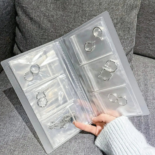 Rynx | Jewelry Storage Book – Transparent Travel Case with PRedection System