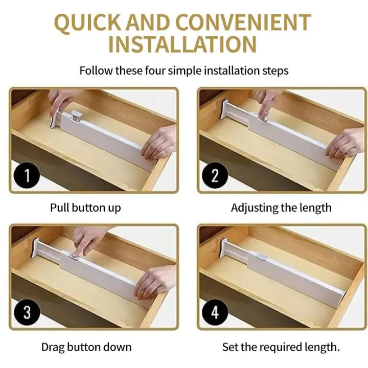 Rynx | Drawer Divider – Adjustable Multifunctional Organizer