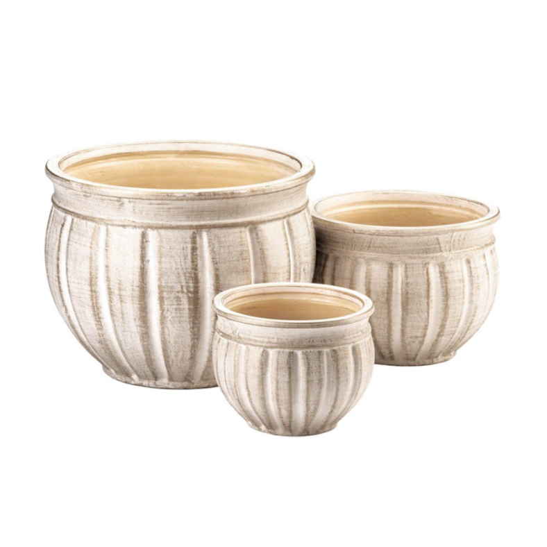 Rynx | Antique Stone Planter Box Trio