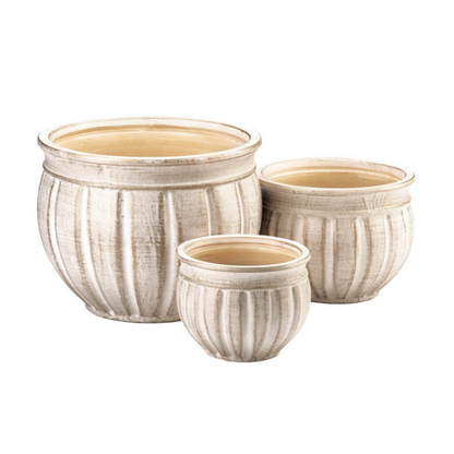 Rynx | Antique Stone Planter Box Trio