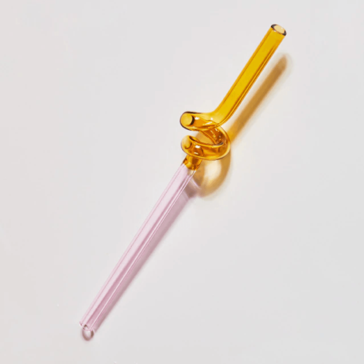 Rynx | GlassLuxe Twist Glass Straw Set | Colorful Drinking Straws | Sustainable & Reusable | For Cocktails & Smoothies