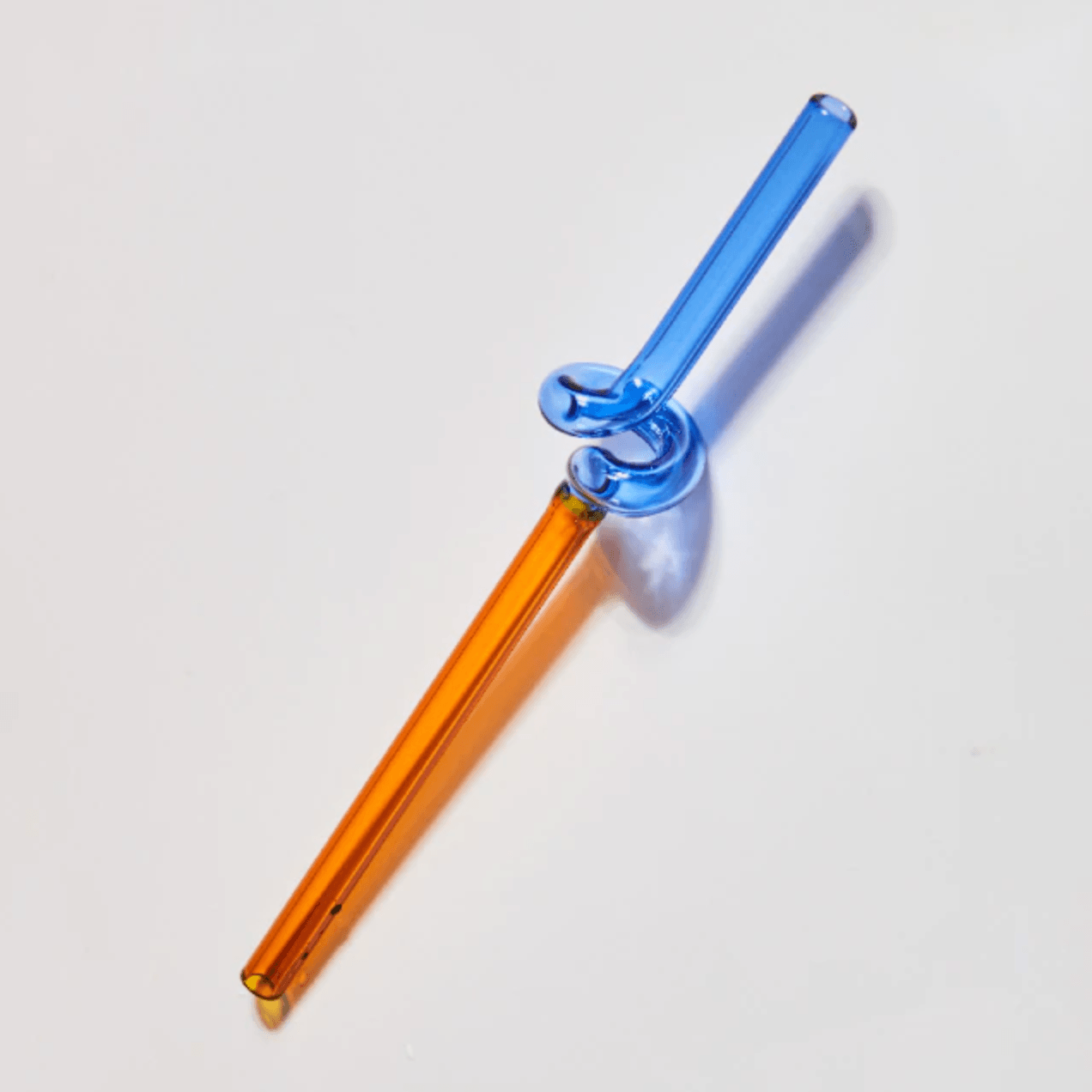 Rynx | GlassLuxe Twist Glass Straw Set | Colorful Drinking Straws | Sustainable & Reusable | For Cocktails & Smoothies