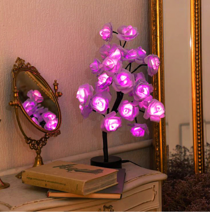 Rynx | BloomVerve - Radiant Rose Lamp