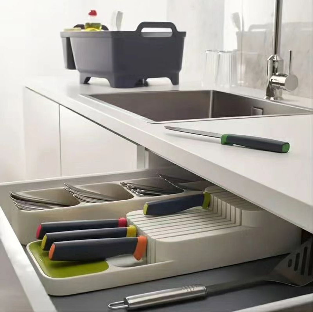 Rynx | 2Tier Kitchen Knife Organizer