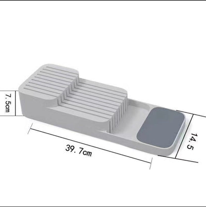 Rynx | 2Tier Kitchen Knife Organizer