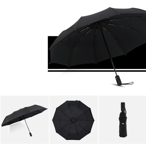 RYNX | Windproof Storm Umbrella Black