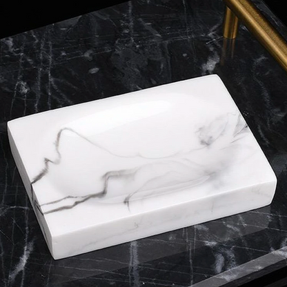 Rynx | AurumCasa Marble Bathroom Set 5-piece | Elegant Design | Luxurious Bathroom Accessories for Home