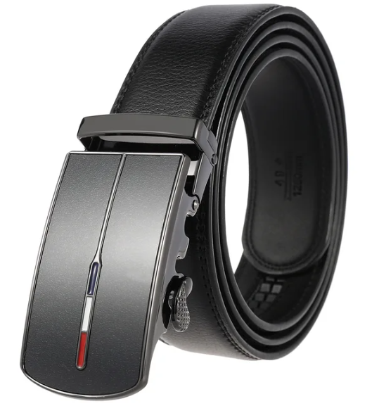 RYNX | Luxury Men's Belt with Automatic Buckle Black 2