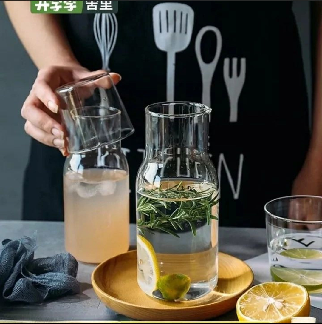 Rynx | Nightstand Water Bottle with Glass